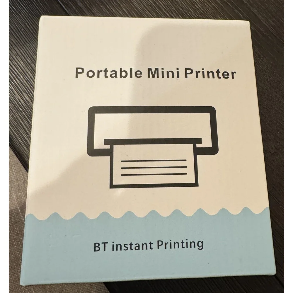 New HuiJukeJi Portable Mini Printer BT Instant Printing